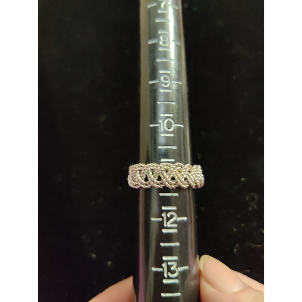 Adjustable Wire Braid Ring - Picture 4 of 5